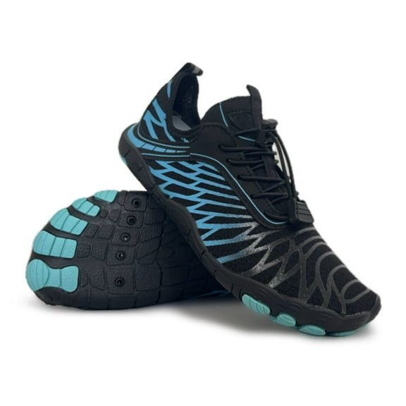 Barefoot Shoes for Women, Quick Dry Non-Slip Aqua Swim Shoes, Breathable Slip-on Beach Wide Toe Water Shoes, Lightweight for Walking, Fishing, Surfing, Yoga