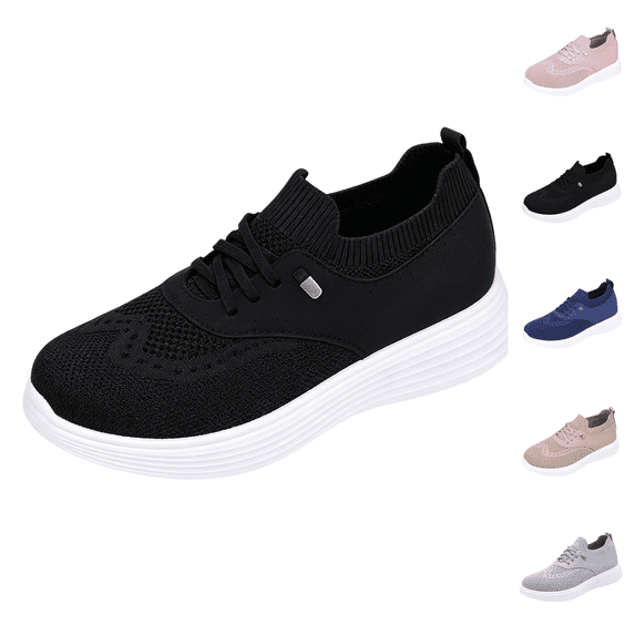 Barefoot Shoes Womens Lightweight Slip On Walking Shoes Breathable Zero Drop Sneakers for Outdoor Casual Tennis Fashion Black 40