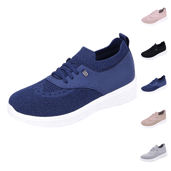 Barefoot Shoes Womens Lightweight Slip On Walking Shoes Breathable Zero Drop Sneakers for Outdoor Casual Tennis Fashion Blue 38