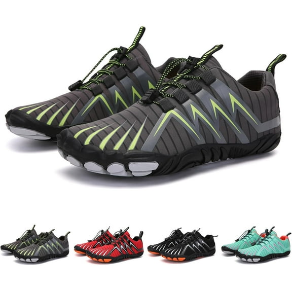 Barefoot Shoes for Men & Women - Waterproof Grounding Trail Runners, Wide Toe Box Non-Slip for Hiking Yoga Outdoor Activities