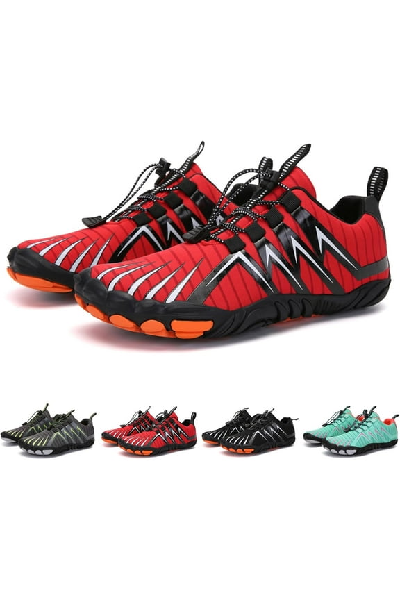Barefoot Shoes for Men & Women - Waterproof Grounding Trail Runners, Wide Toe Box Non-Slip for Hiking Yoga Outdoor Activities