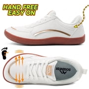 Barefoot Shoes for Women,Hand Free Wide Toe Box Zero Drop Walking Shoes,Lightweight Non Slip Casual Slip On Sneakers