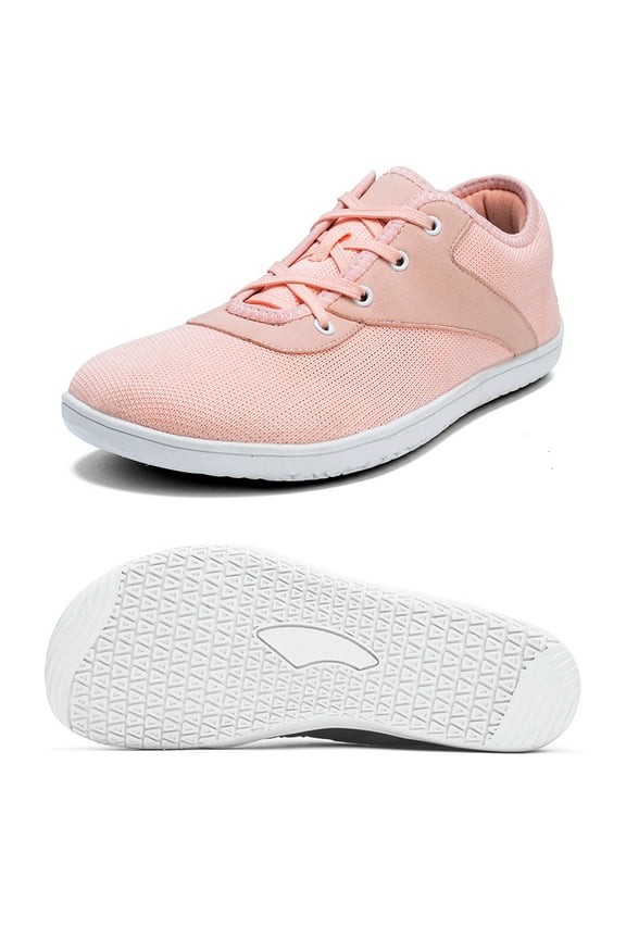 Barefoot Shoes for Women Mesh Wide Toe Zero Drop Minimalist Sneakers Breathable Comfortable Lightweight Walking Shoes 11 Wide,Pink