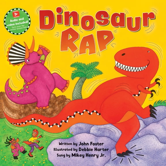 Barefoot Singalongs Dinosaur Rap, (Board Book)