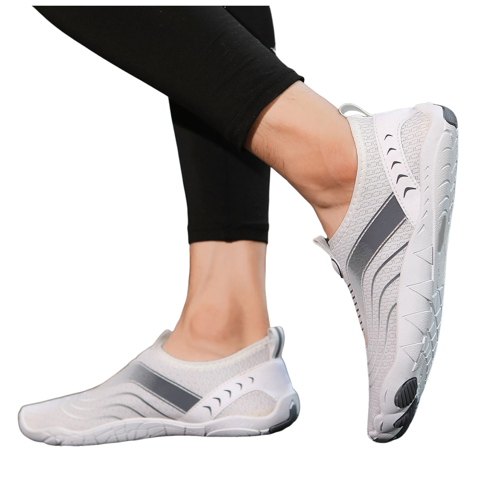 WHITIN Gray & Black Men’s Minimalist Barefoot Sock Shoes Heather Size 7 Amazon.com | WHITIN Men main image 4