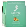 thumbnail image 1 of Barefoot Spritzer Moscato White Wine, California, 4 Pack, 4 Single Serve 250ml Cans, 1 of 4