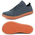 thumbnail image 1 of Gexuosn Barefoot Walking Shoes Wide Toe Mens Sneakers Comfortable Casual Shoes Zero Drop Minimalist Shoes Breathable Lightweight Shoes 10.5 Wide,Dark Gray, 1 of 7
