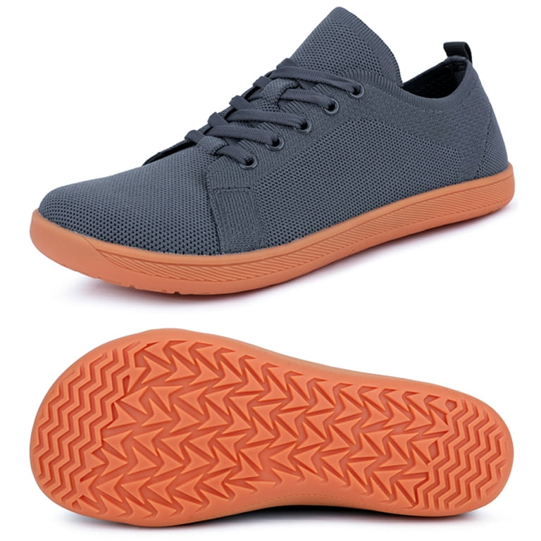 Men\'s Zero Drop Minimalist Breathable Canvas Sneakers Wide Toe Box Amazon.com | Barefoot Shoes Men Wide Toe Box Zero Drop  main image 4