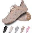 thumbnail image 1 of Barefoot Water Shoes, Breathable Wide Toe Non-Slip Lightweight Footwear, Unisex Sneakers for Men & Women, Zero Drop Comfortable Walking Running Yoga and All Water Sports(brown), 1 of 6