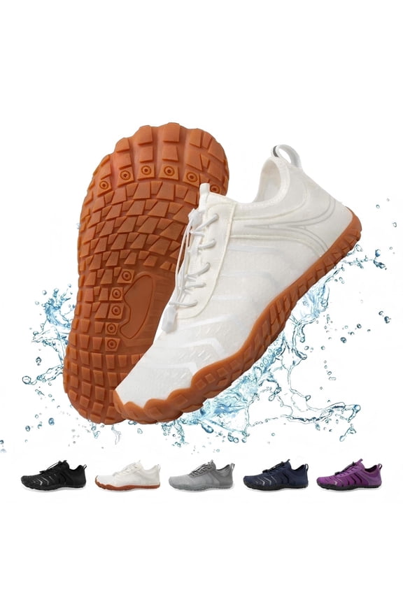 Barefoot Water Shoes, Pro Healthy Non-Slip Flexible Wide Toe Box Casual Footwear, Unisex Lightweight Running Sneakers for Men & Women, Walking Workout Outdoor Sports Daily Wear(White)