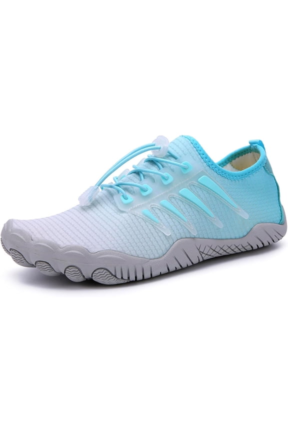 Barefoot Water Shoes, Quick Dry Aqua Shoes for Beach Swim, Non-Slip Water Sports Footwear for Surfing Kayaking Yoga and Water Activities