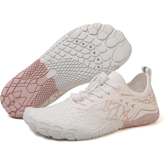 Barefoot Water Shoes for Women - Quick-Dry Swim Shoes for Beach, Pool, Surf | Non-Slip & Comfortable Aqua Walking Shoes