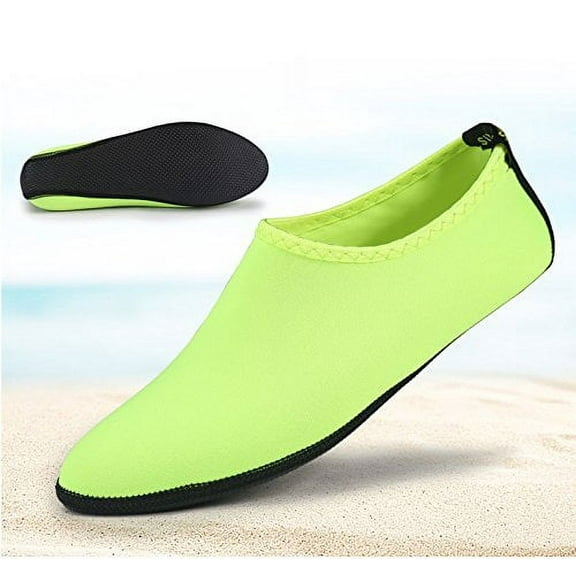 Barefoot Water Skin Shoes, Epicgadget(TM) Quick-Dry Flexible Green, M. US 5-6 EUR 36-37