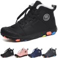 thumbnail image 1 of Barefoot Winter Boots Kids Waterproof Winter Footwear Barefoot Shoes Hiking Footwear Wide Toe Box Boots, 1 of 6