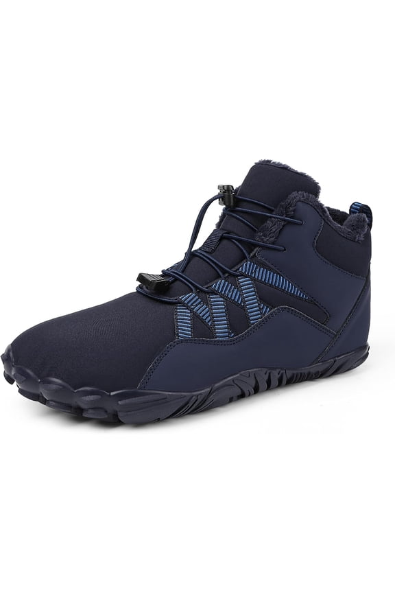 Barefoot Winter Boots - Men's & Women's All-Weather Sneakers with Wide Toe Box & Running and Hiking
