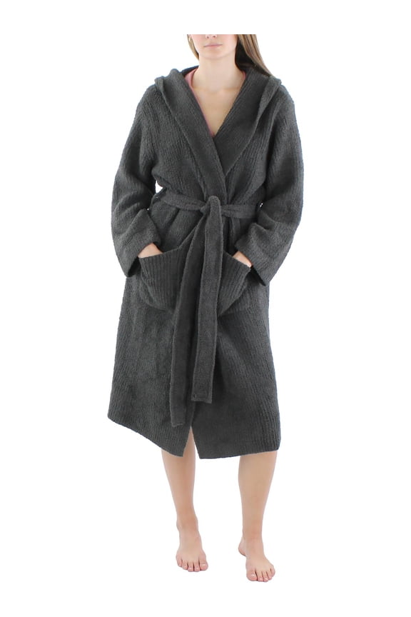 Womens Hooded  Long Robe