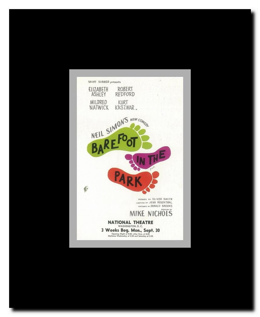 Barefoot in the Park (Broadway) Framed Movie Poster