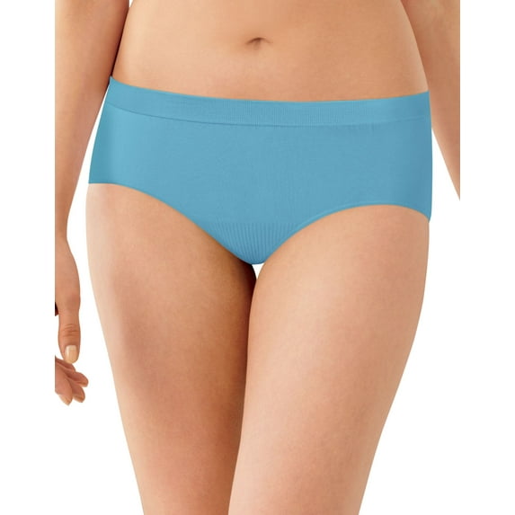 Barely There by Bali Womens Comfort Revolution Microfiber Seamless Hipster, 8/9