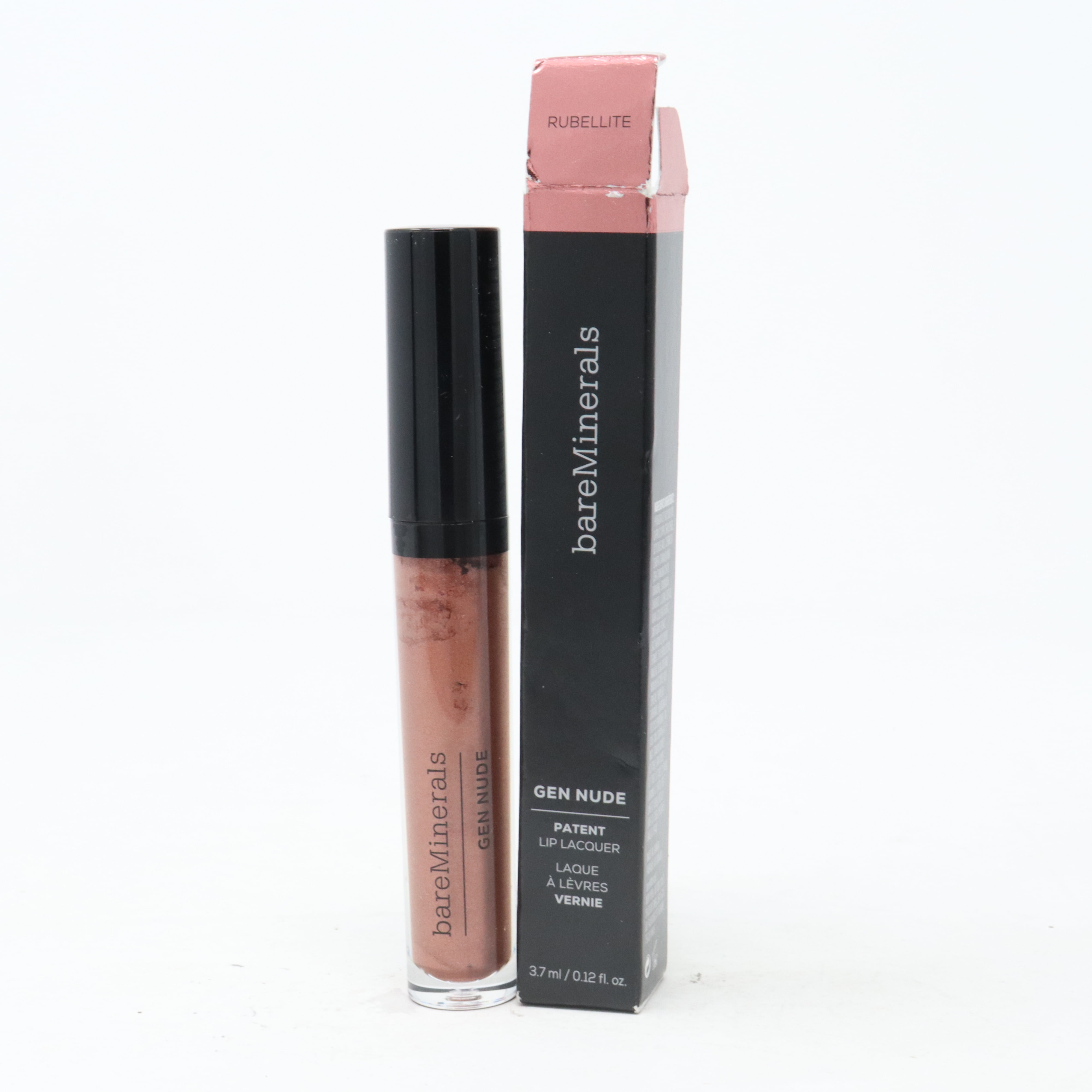 BAREMINERALS/GEN NUDE PATENT LIP LACQUER RUBELLITE 0.12 OZ (