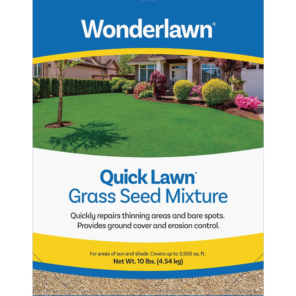 Barenbrug 70210 Quick Lawn Mix Grass Seed, 10 lbs