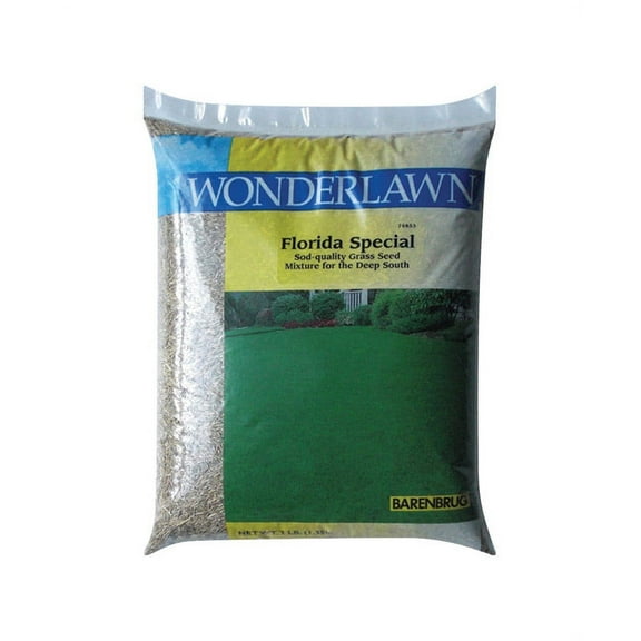 Barenbrug FLSP3ACE00 Wonderlawn Deep South Mix Sun/ Lawn Seed Mixture 3 lbs.