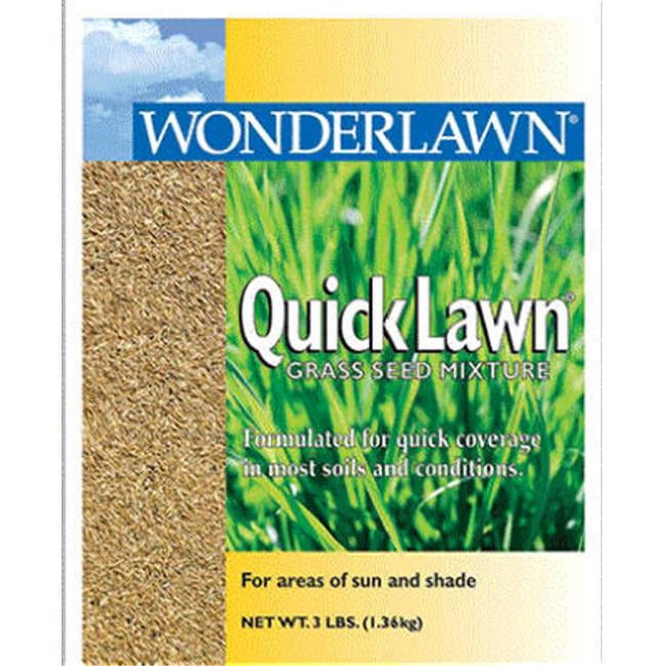 Barenbrug Wonderlawn Mixed Partial Shade/Sun Perennial Grass Seed 3 lb