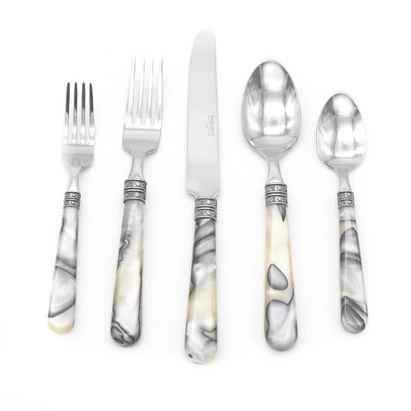 Barenthal Elegant 20-pc. 18/10 Stainless Steel Silverware Set, Tortue Sandstone (Service for 4)