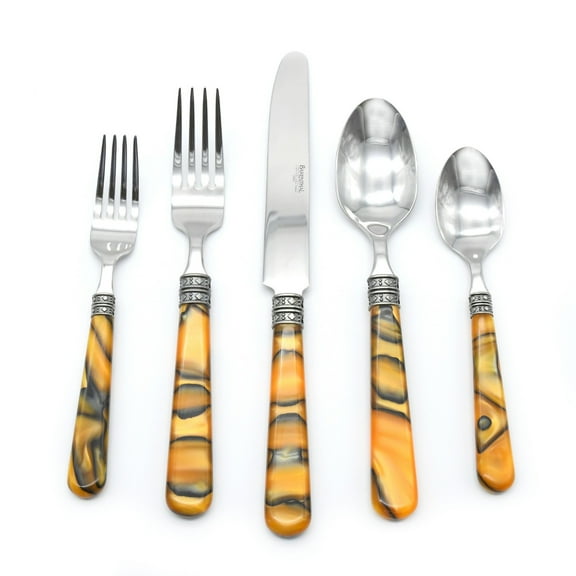 Barenthal Elegant 20-pc. 18/10 Stainless Steel Silverware Set, Tortue Warm Gold (Service for 4)