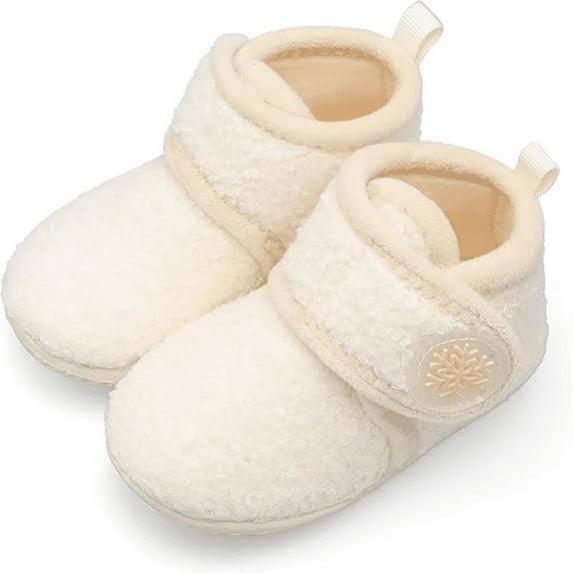 Barerun Baby Booties Girls Boys Infant Slippers First Walkers Shoes Warm Socks Newborn Crib Shoes 5.5-6