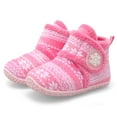 thumbnail image 1 of Barerun House Slippers for Kids Boys Girls Fuzzy Slippers Walking Shoes Dark Grey, 1 of 6