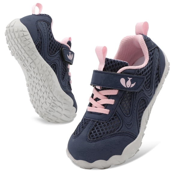 Barerun Wide Little Kid Shoes Mesh Non slip Sneakers