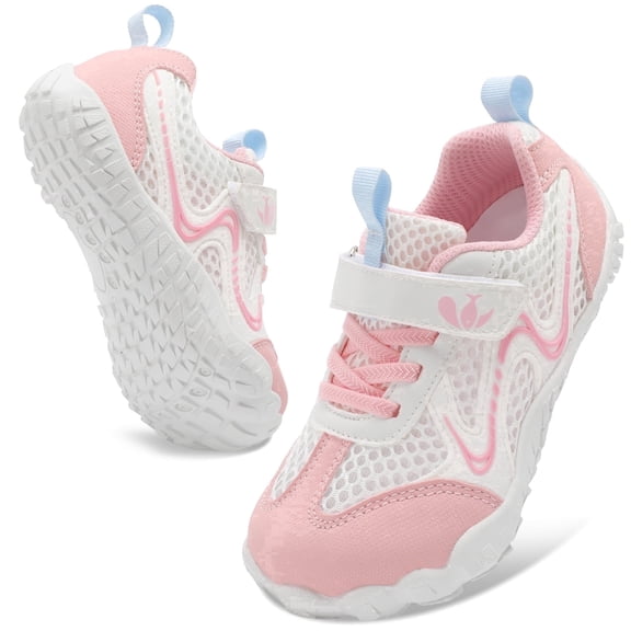 Barerun Wide Little Kid Shoes Mesh Non slip Sneakers