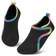 Barerun Kids Boys and Girls Summer Athletic Water Shoes Aqua Socks for Beach Swimming Pool Toddler