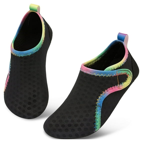 Barerun Kids Boys and Girls Summer Athletic Water Shoes Aqua Socks for Beach Swimming Pool Toddler