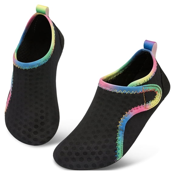 Barerun Kids Boys and Girls Summer Athletic Water Shoes Aqua Socks for Beach Swimming Pool Toddler