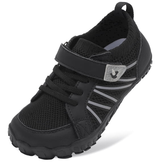 Barerun Kids Shoes Girls Boys Wide Shoes Knit Anti-Slip Hiking Sneakers 2 Big Kid