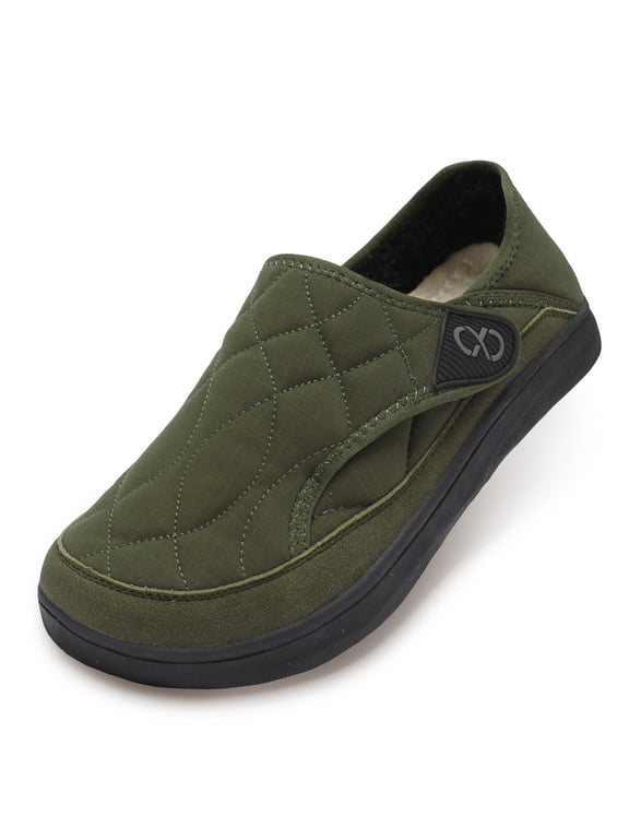 Men Shoes Wide Toe Water-Resistant House Slippers Memory Foam Walking Shoe Diabetic Friendly