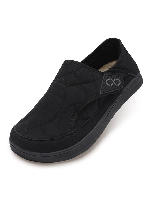 Men Shoes Wide Toe Water-Resistant House Slippers Memory Foam Walking Shoe Diabetic Friendly