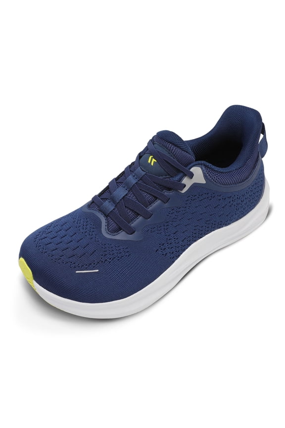 Men’s Wide Toe Box Slip On Walking Shoes Lightweight Cushioned Sneakers Non Slip Breathable Athletic Shoes