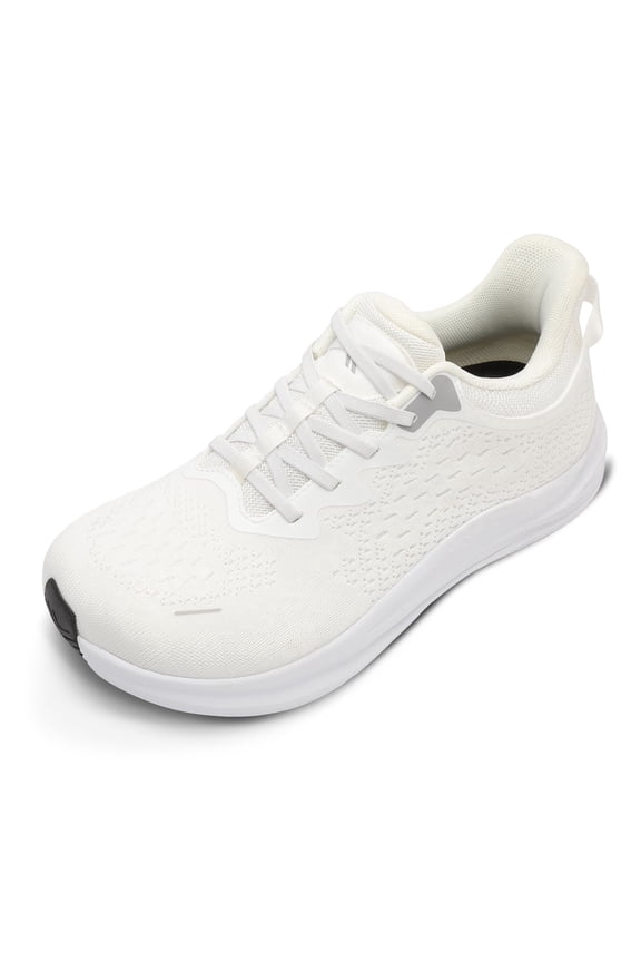 Men’s Wide Toe Box Slip On Walking Shoes Lightweight Cushioned Sneakers Non Slip Breathable Athletic Shoes