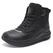 Men Waterproof Snow Boots Winter Ankle Wide Toe Box Work Boots