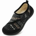 thumbnail image 1 of Barerun Men Diabetic Slippers Rubber Sole Adjustable Wide Indoor Outdoor House Shoes, 1 of 7