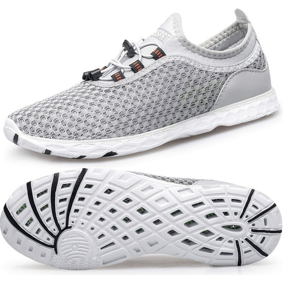 Barerun Mens Water Shoes Quick Dry Aqua Socks for Water Aerobics