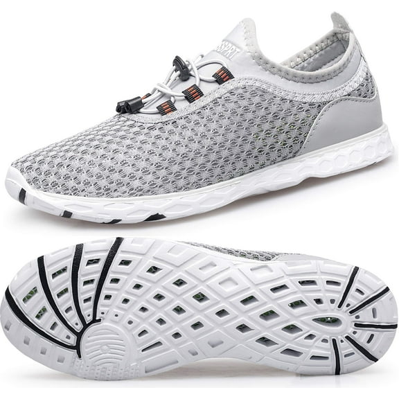 Barerun Mens Water Shoes Quick-Dry Beach Shoes Barefoot for Outdoor Beach Swim Surf