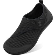 Men's Shoes Adjustable Straps Walking Shoes Wide Width Diabetic Friendly 12 Wide