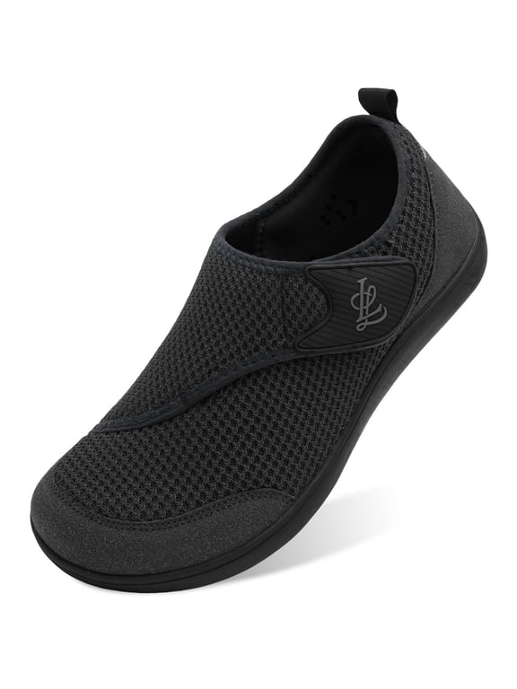 Men's Shoes Adjustable Straps Walking Shoes Wide Width Diabetic Friendly 12 Wide