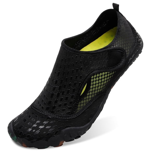 Barerun Mens Womens Water Shoes Quick Dry Barefoot for Swim Diving Surf Aqua Sports Pool Beach Walking Yoga Black