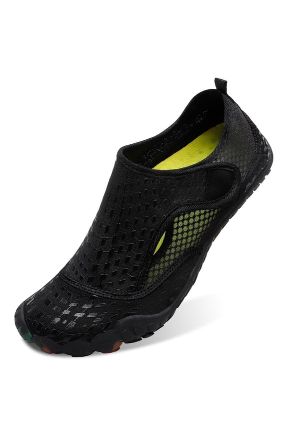 Mens Womens Water Shoes Quick Dry Barefoot for Swim Diving Surf Aqua Sports Pool Beach Walking Yoga Black