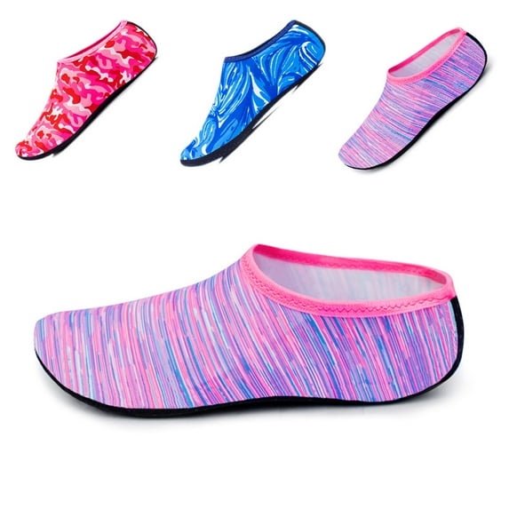 Barerun Outdoor Pool Swimming Aqua Water Shoes Socks for Kids Boys Girls Pink 2-2.5 Little Kid