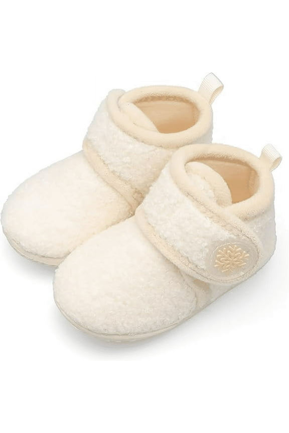 Baby Booties Girls Boys Infant Slippers First Walkers Shoes Warm Socks Newborn Crib Shoes 6.5-7